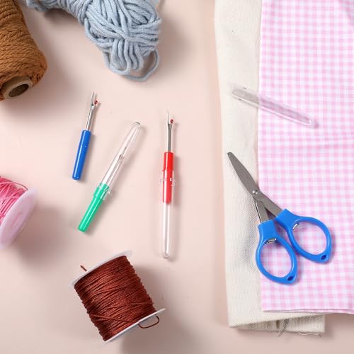 150 Pcs Colorful Seam Ripper Bulk for Sewing Tool Embroidery Remover Handy Sewing Seam Ripper for Opening Removing Seams and Hems DIY Craft, 4 Colors