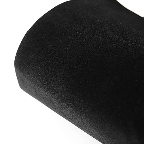 Mesheshe Self Adhesive Sheets, Adhesive DIY Felt Sheets for Art & Crafts, Peel & Stick Drawer/Jewelry Box Liner, Solid Color Felt Wallpaper (14.6" x 39.4", Black) - 2pcs - color: Black