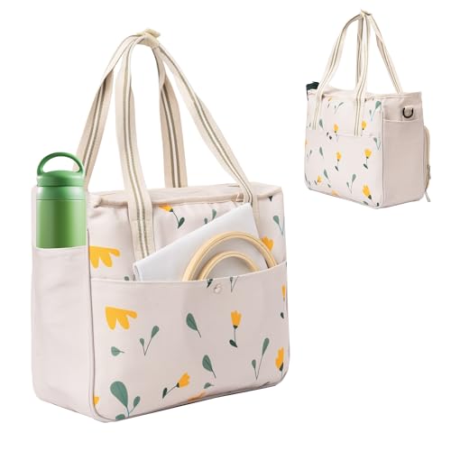 Peirich Embroidery Kits, Embroidery Storage Organizer Bag with Embroidery Floss Embroidery Hoop Aida Cloth, Cross Stitch Kits for Beginner, Adults