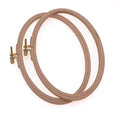 WRMHOM 8.5"x 5.2" Oval Wooden Embroidery Hoop 21x 13cm Oval Hand Stitching Hoop - Cross Stitch Hoop - Framing Hoop - Stitchery Hoop - Craft Supply Hoop (2)