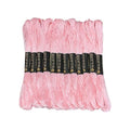 12 Skeins Embroidery Floss Pink Color, Friendship Bracelet String Cross Stitch Embroidery Thread Floss Bracelet Making Yarn, Craft Floss（Pink） - color: Pink