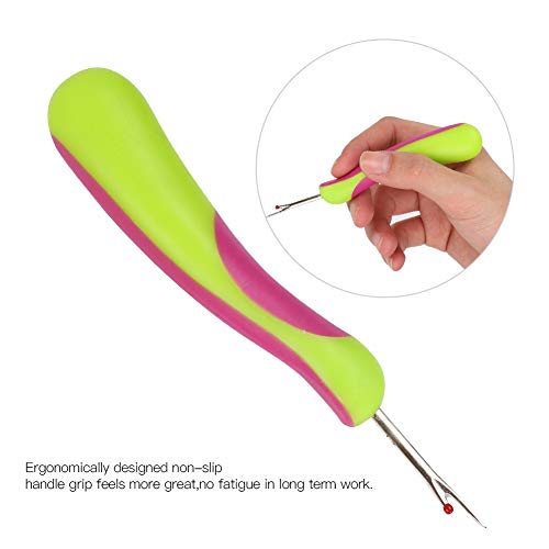 2PCS Seam Rippers, Stitch Thread Cutter Tool, 4.7in Sewing Thread Removers, Ergonomic Seam Rippers for Embroidery Crafting Needle Work