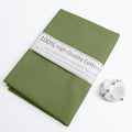 Army Green Cotton Fabric, Natural 100% Cotton Poplin Fabric by The Yard 59 Inches Wide Lining Fabric for Sewing Apparel Cloth Soft Embroidery Quilting, 2 Yard - color: Army Green, size: 2 Yards