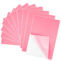 10PCS Pink Self Adhesive Felt Fabric Sheets Sticky Felt Sheets for Craft Supplies Art Home Making（8.3" x 11.8"/20 x 30cm） - color: Pink