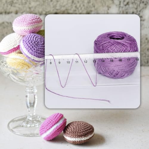 Soft 48 Colors Crochet Thread Double Mercerized Egyptian Long Staple Cotton Pearl Thread Ball 48 Pack,100% Cotton (Vintage Morandi) - color: 48 Vintage Morandi