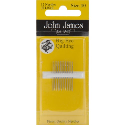 Colonial Needle Big Eye Quilting Hand Needles-Size 10 12/Pkg