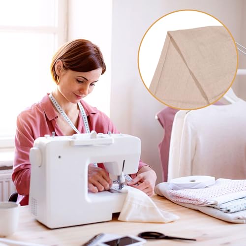 FREEBLOSS Linen Fabric by The Yard Natural Linen-Cotton Blend Fabric for Embroidery Needlework Quilting Supplies, Patchwork, Sewing, Home Decor 100 * 155cm/39 * 61 inches