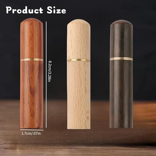 9 Pcs Toothpick Holder Portable Wood Toothpick Case