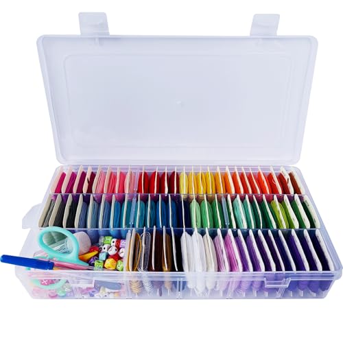 400+Pcs Vibrant Rainbow Embroidery Floss kit for Making Friendship Bracelets