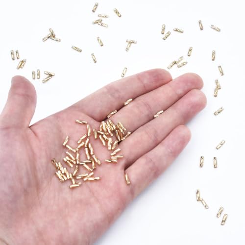 1400pcs 2x7mm Golden Glass Bugle Beads Tube Twisted Seed Beads for Earring Bracelet Necklace Jewelry DIY Craft Making AAA - color: Golden