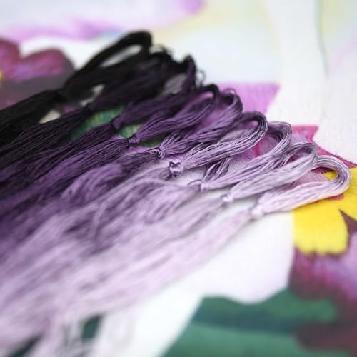 Natural 100% Mulberry Handmade Embroidery Silk Thread Silk Floss (74) - color: 74