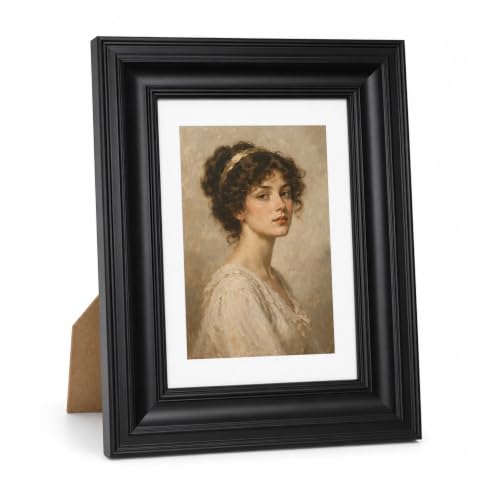5x7 Black Picture Frames Vintage Classic Pine Wood Photo Frame