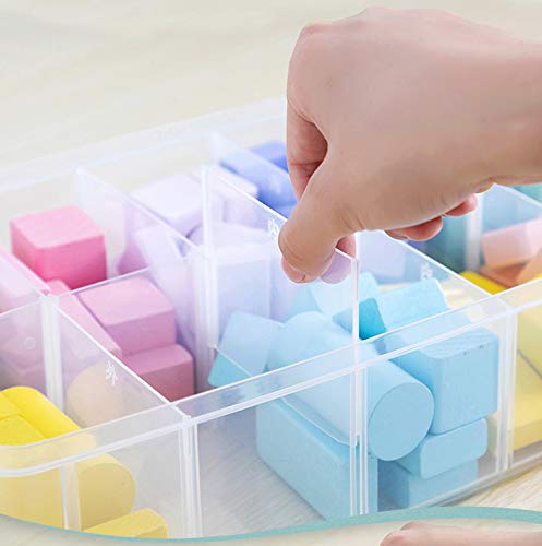 Sooyee 3-Tier Stackable Craft Organizers and Storage Box, Clear - size: 3-Tier