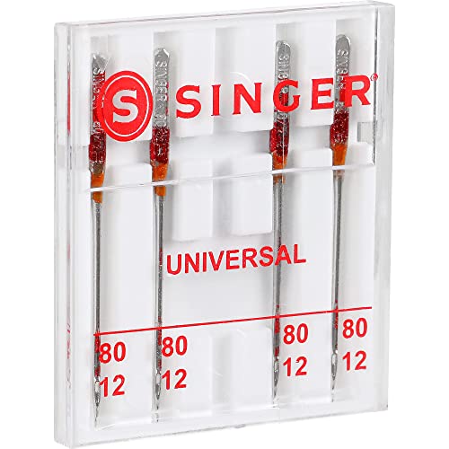 SINGER Regular Point Sewing Machine Needle, 5 Count, Sizes 80/12, 90/14, 100/16 - style: 80/11, 90/14, 100/16