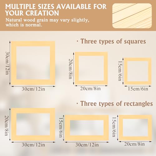 ZOCON 12PCS Needlepoint Stretcher Bars with 3 Sizes, Wooden Stretcher Bars for Needlework Needlepoint Embroidery Stitch Frame, Include 6 PCS of Needlepoint Canvas and Other Needlepoint Accessories