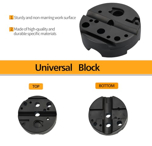 14pcs Pin Punch Set, including Universal Block, Pin Punches and Hammer - size: Pin Punches + Block