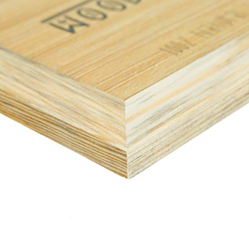 Rustic Wooden Square Picture Frames 8x8 - Set of 2 - Natural Solid Eco Wood with Real Glass for Wall Mounting and Tabletop Photo Frame - color: Natural