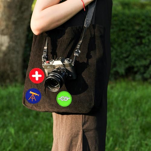 15PCS Outdoor Iron On Patches, Camping Hiking Appliques for DIY Crafts - color: Outdoor Themed