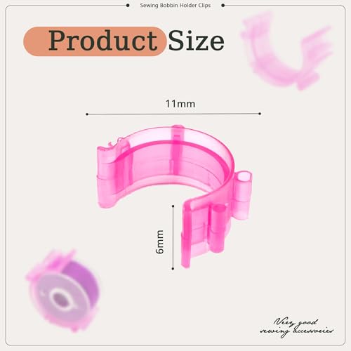 AILUHONG 85pcs Sewing Bobbin Holder Clips, 5 Colors - color: 5color-85pcs