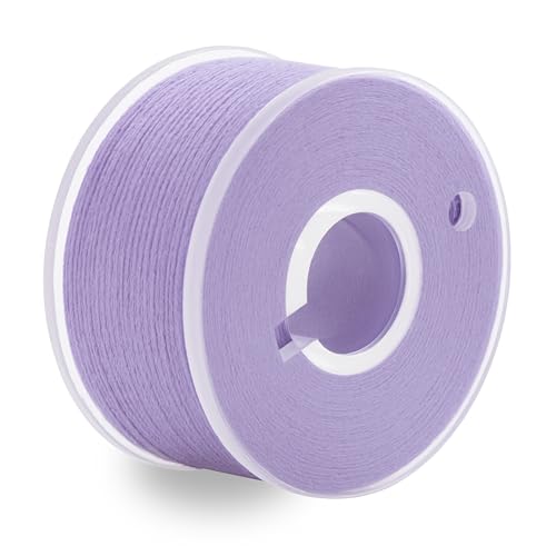 Mandala Crafts Lavender 15J SA156 Prefilled Bobbin Thread, 144 PCs - color: Lavender, size: Size A 144 X 142 Yards