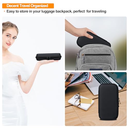 Elonbo Diabetic Supplies Travel Case for Glucose Meter Diabetes Testing Kit - color: Black