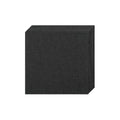 10 PCS Black Aida Cloth 14 Count Cross Stitch Fabric (9.8×9.8 Inch) - size: 9.8×9.8 Inch