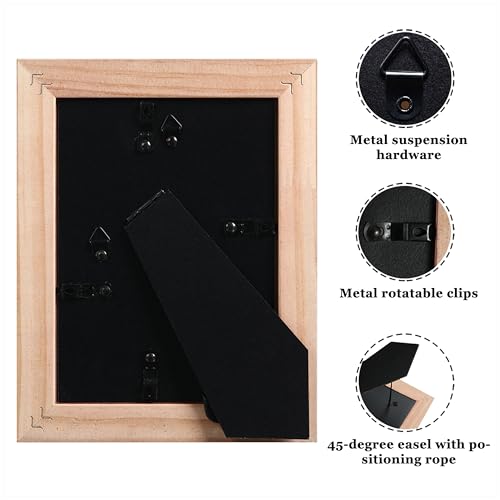 CORE ART 5x7 Picture Frame, Solid Wood Rustic Dark Gray, 2 Pack - color: Dark Grey, size: 5x7 - 2 pack
