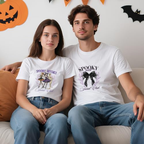 Halloween DTF Transfers Ready to Press, Iron on Decals for T-Shirts - color: Halloween551