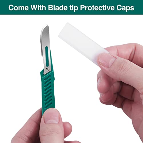 YixangDD 10 PCS Scalpel Blades with #10 Scalpels Surgical Blades - color: 10 PCS Handle With Blades #10