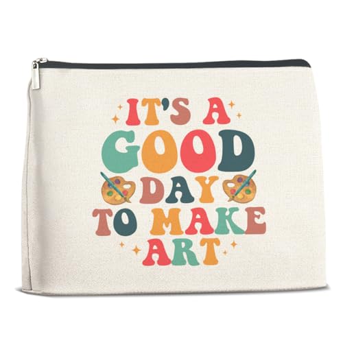 Art Gifts Makeup Bag for Women Artists Teacher Arts Lover Painter - color: Multicolor F