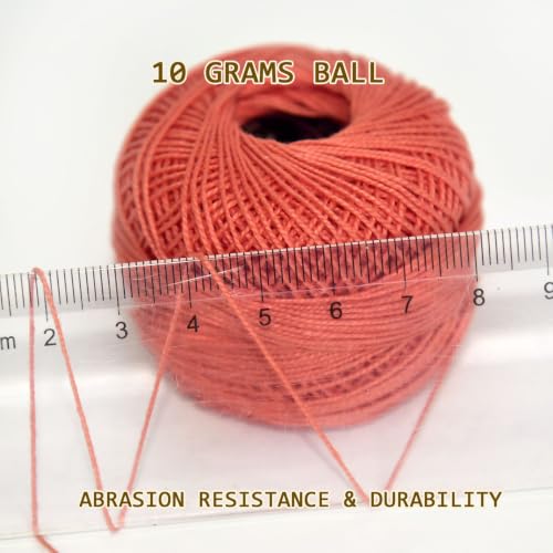 Double Mercerized Egyptian Long Staple Cotton Pearl Thread Ball 10 Grams Rainbow Color 12 Colors per Box for Crochet Hardanger Kniting Hand Sewing,Cool Muted LavenderPalette - color: Cool Muted Lavender Palette