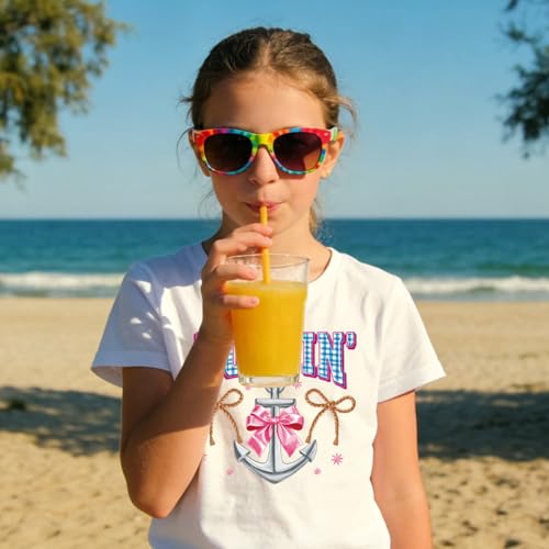 20Pcs Summer Dtf Transfers Ready to Press Beach Vacation Cruise Iron on Transfers for Tshirts End of School Transfer Vinyl Stickers for Clothing Pillows Bag DIY Crafts - color: Summer