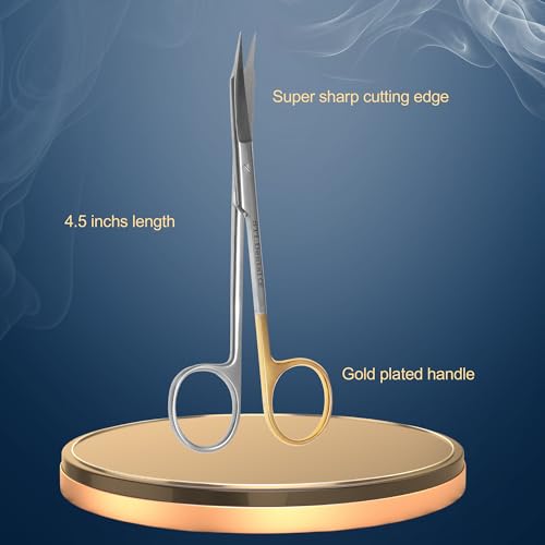 Goldman Fox Curved Dental Surgical Scissors, 5 Inches