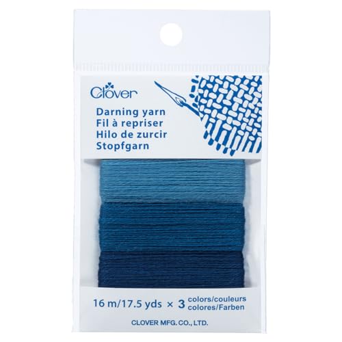 Clover Darning Yarn Denim