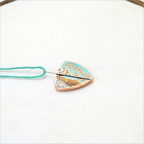 Awesome Pattern Studio Needle Minder Set - Joshua Tree Magnetic Needle Minder + 2 Needle Threaders + Crane Scissors. Enamel Pin for Cross Stitch, Embroidery and Craft - size: Joshua Tree Classic Design - SET #2