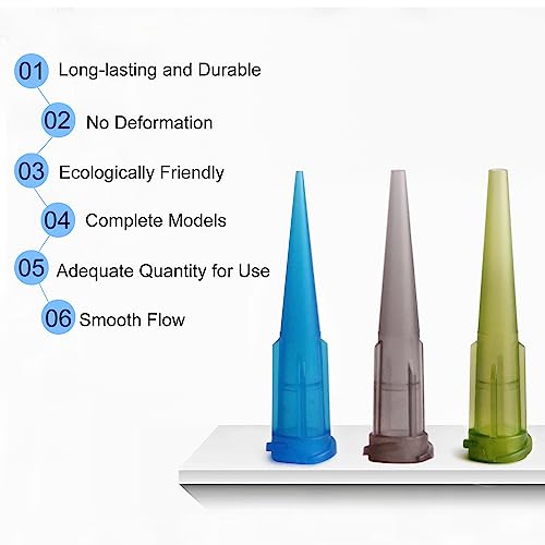 14Ga Plastic Tapered Pinhead Blunt Tip Dispenser Needles 50Pcs - size: 14G