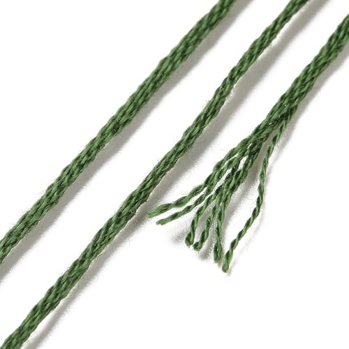 12 Skeins Winter Color Cross Stitch Threads 0.5mm Embroidery Floss 6 Ply Polyester Friendship Bracelets Floss Crafts Floss 12 Color 8.75 Yards(8m)/Skein - color: 12 Skeins, Winter Color