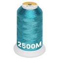 New brothread Metallic Embroidery Machine Thread - Dark Blue M-011 - color: 2500M Single Spool Dark Blue M-011