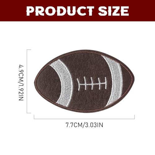 12Pcs Rugby Iron on Patches, Iron on Embroidered Applique Patches for Jackets, Hats, Backpacks, Jeans - color: 12pcs Rugby