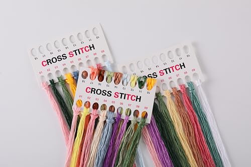Looples Embroidery Kit for Beginners and Adults with Video Tutorials – DIY Starter Kit with 3 Stamped Floral Patterns, Hoops, Threads, Needles, and Instructions - Cart, Glass Jar, and Flowers - color: Cart, Jar and Flowers