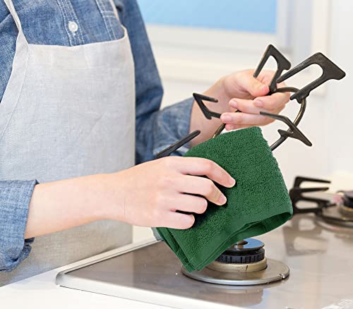 Utopia Towels Kitchen Bar Mops, 12 Pack, 16x19 in 100% Cotton, Hunter Green - color: Hunter Green, size: 12 Pack