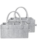 Mr. Pen- Baby Diaper Caddy Organizer, 2 Pack, Gray - color: Gray, size: 2 Pack, Regular