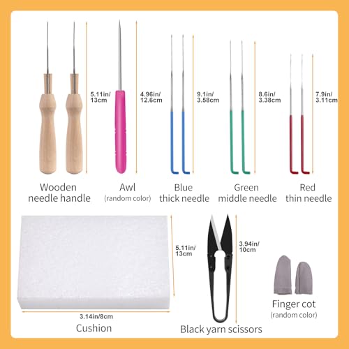 JUPEAN Needle Felting Kits for Beginners Adults Needle Felting Supplies - style: Style A