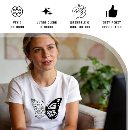 Dazoratix Mother's Day Iron on Transfers - 20 Sheets Mama Quote DTF Ready to Press Heat Patches Bulk Mom Floral Stickers Vinyl Decals Women T Shirts Clothes Pillow Bag Hat Gifts DIY Crafts Decorations - style: Mama Quote