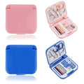 2 Pack Mini Travel Sewing Kit, Portable Sewing Kit, Emergency Sewing Travel Small, Beginners DIY Sewing Thread Needle Threader Scissors Kit for Women, Mom, Traveler, Adults, Beginner