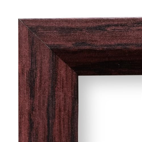 12x12 Inches Custom Cut Designer Cherry Real Poplar Wood .84 inch Moulding Picture Poster Frames - color: Cherry, size: 12x12