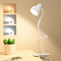 Clip on Lamp USB Reading Light, 3 Color Modes, White - color: White