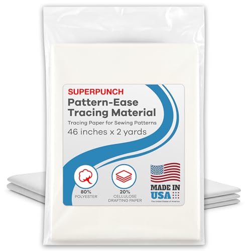 Superpunch Pattern Ease Tracing Material, 46 in x 2 yd, Made in USA - size: 46in x 2 yards