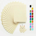 Ivory Felt Fabric Sheets Stiff 20 Pcs 8" X 12" 1mm Thick - color: Ivory