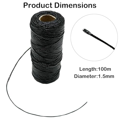 1.5mm Metallic String Decorative Metallic Bakers Twine Metallic Thread Rope for Craft Jewelry Making DIY Christmas Ornament Hanging Decoration, 3 Color A, 330 Yard - color: 3 Color a